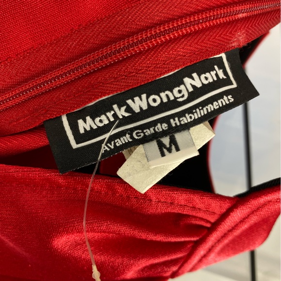 Mark WongNark Red Dress SZ M - Picture 4 of 4